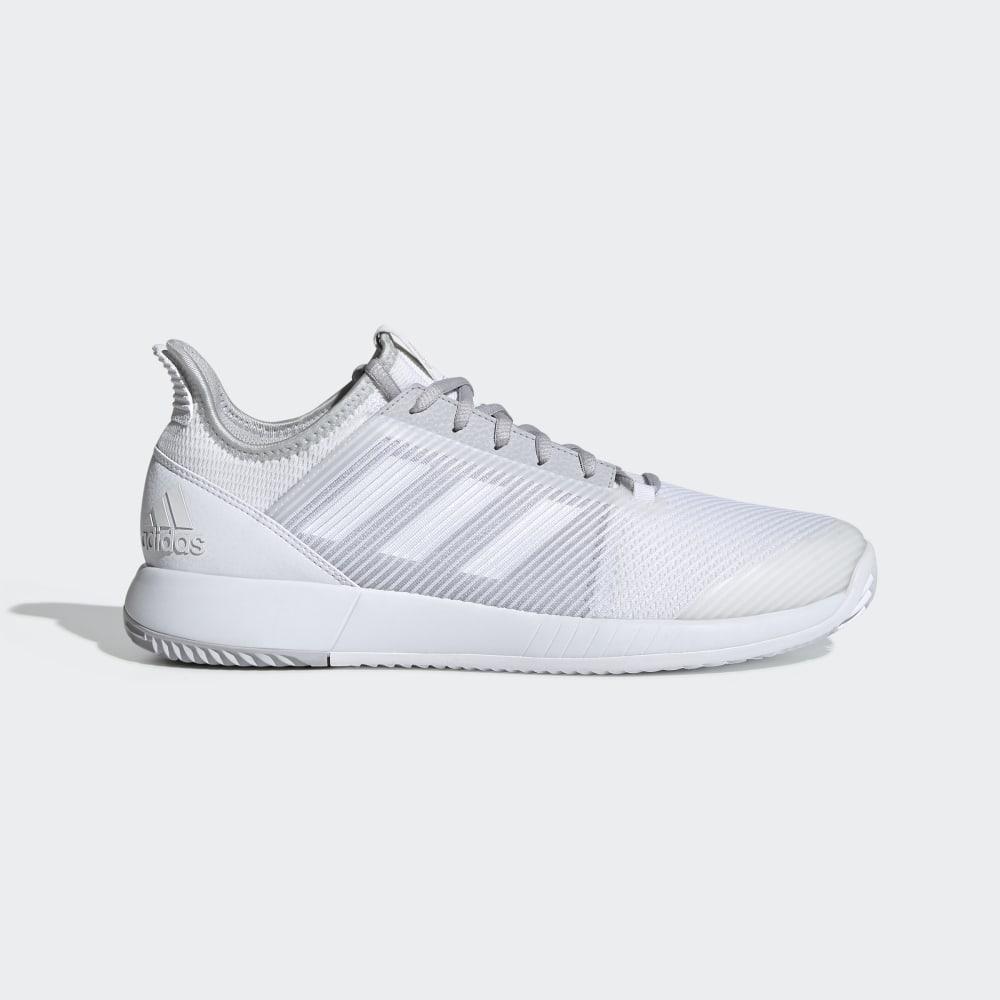 Pantofi Tenis Adidas Adizero Defiant Bounce 2 Barbati Romania - Albi/Gri Deschis EE9579
